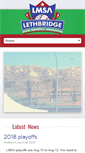 Mobile Screenshot of lethmixedslowpitch.com